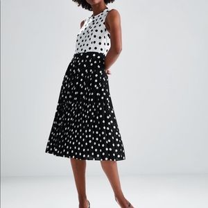 Zara polka dot sleeveless dress. Size S